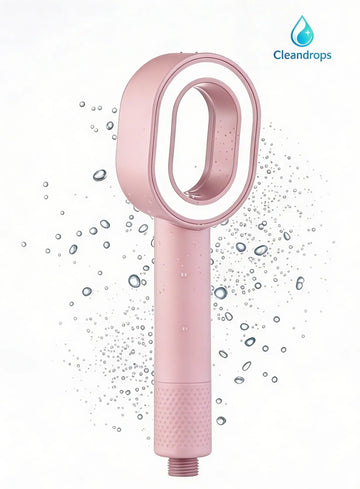 Premium Duschfilterkopf mit Aktivkohlefilter | Rosa